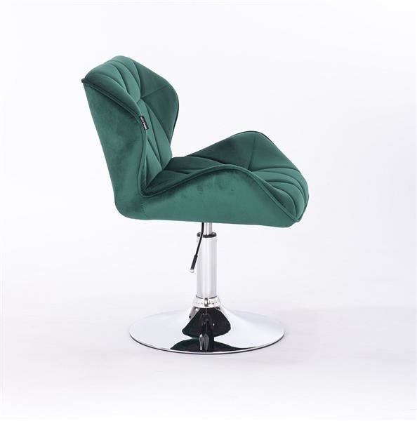 FOTEL HR111N BUTELKOWA ZIELEŃ WELUR