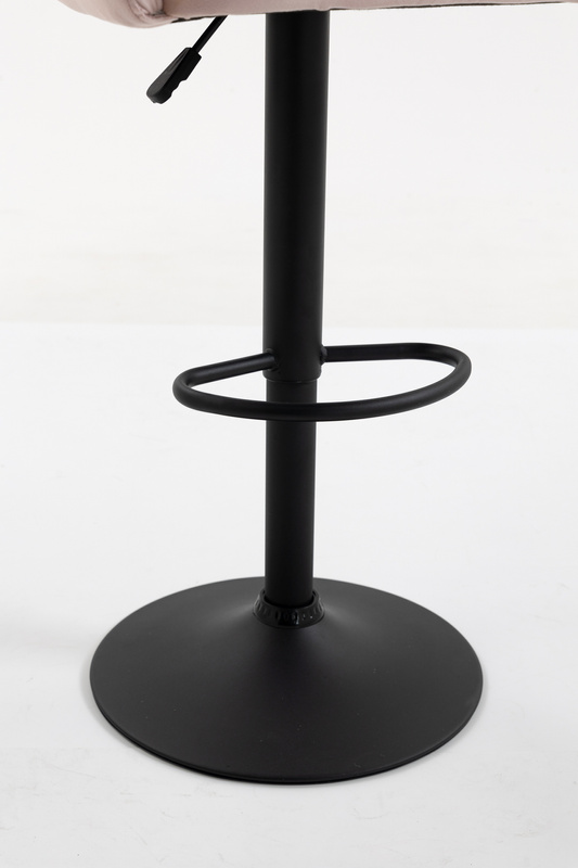 HOKER HR250W PUDROWY RÓŻ WELUR CZARNA PODSTAWA