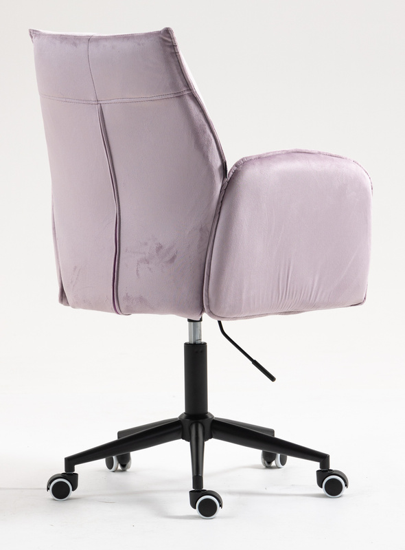 FOTEL HR280K WRZOSOWY WELUR CZARNA PODSTAWA