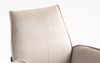 FOTEL HR280W LATTE WELUR CHROMOWANA PODSTAWA