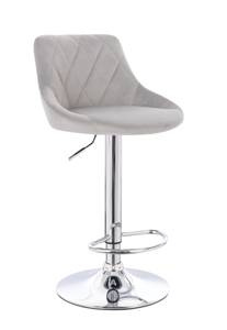 FOTEL HR1054W CHROM STALOWY WELUR