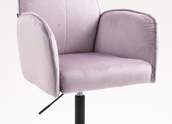 FOTEL HR280K WRZOSOWY WELUR CZARNA PODSTAWA