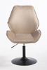 FOTEL HR350N LATTE WELUR CZARNA PODSTAWA