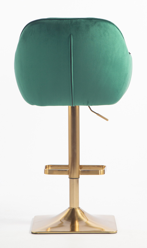 HOKER HR2055KW BUTELKOWA ZIELEŃ WELUR ZŁOTA PODSTAWA