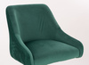 FOTEL HR920N BUTELKOWA ZIELEŃ WELUR CHROMOWANA PODSTAWA