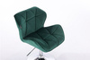 FOTEL HR111N BUTELKOWA ZIELEŃ WELUR