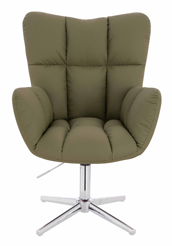 HOKER HR650CROSS KHAKI EKOSKÓRA PREMIUM SOFT CHROMOWANA PODSTAWA