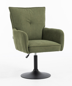 HOKER HR250N ZIELONY SZAŁWIA PREMIUM CORD SZTRUKS CZARNA PODSTAWA