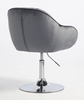 HOKER HR2055N GRAFITOWY WELUR CHROMOWANA PODSTAWA