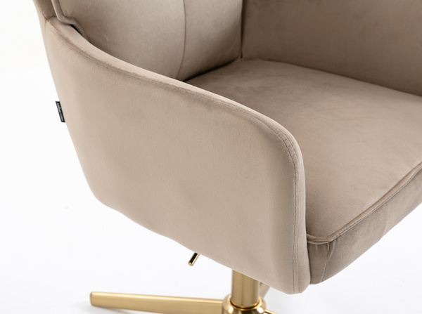 HOKER HR250CROSS LATTE WELUR  ZŁOTA PODSTAWA