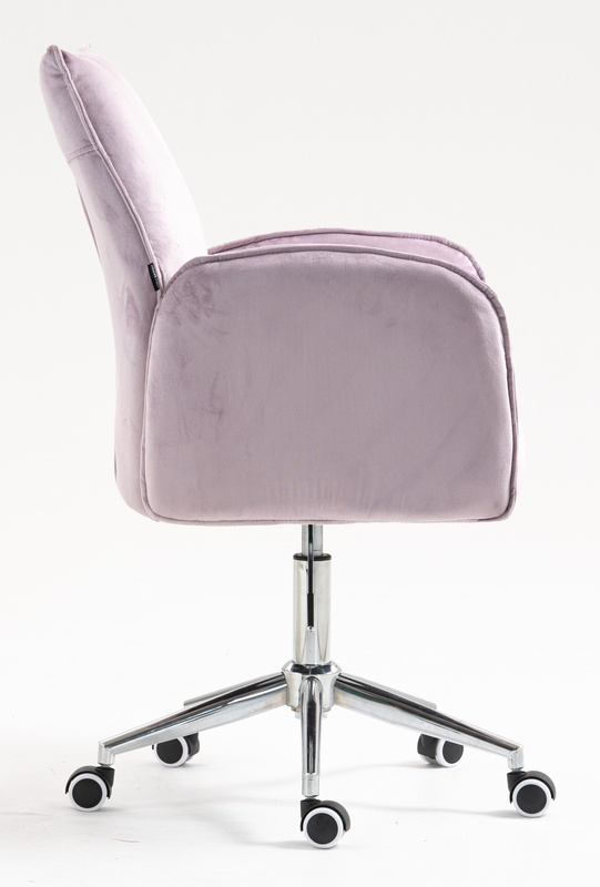 FOTEL HR280K WRZOSOWY WELUR CHROMOWANA PODSTAWA