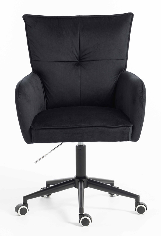 HOKER HR250K CZARNY WELUR  CZARNA PODSTAWA