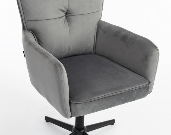 HOKER HR250CROSS GRAFITOWY WELUR  CZARNA PODSTAWA