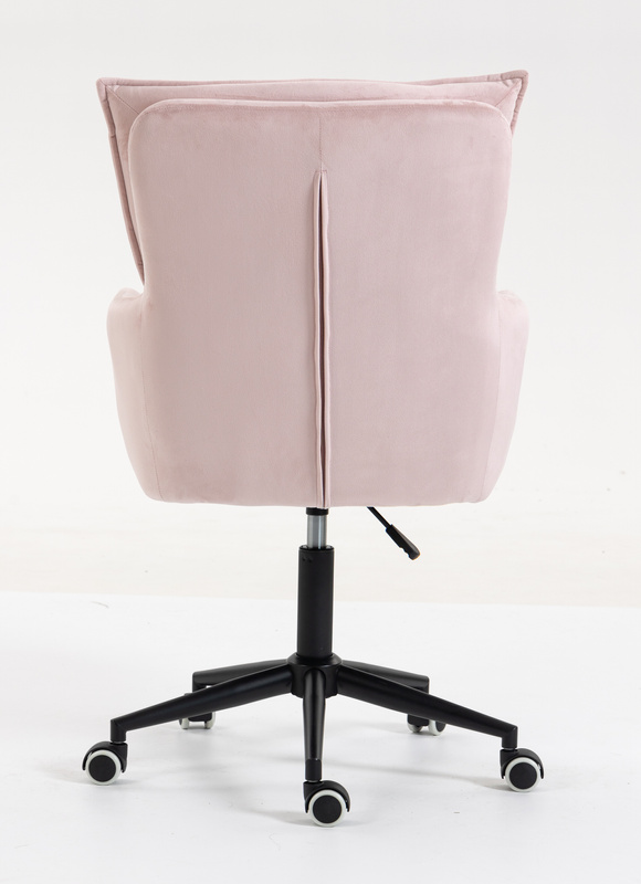 HOKER HR250K PUDROWY RÓŻ WELUR  CZARNA PODSTAWA