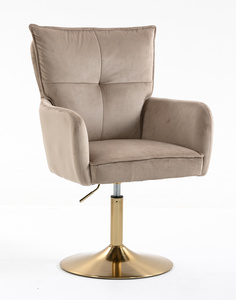 HOKER HR250N LATTE WELUR  ZŁOTA PODSTAWA