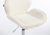 FOTEL HR350N KREMOWY BARANEK CHROMOWANA PODSTAWA