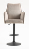FOTEL HR280W LATTE WELUR CZARNA PODSTAWA