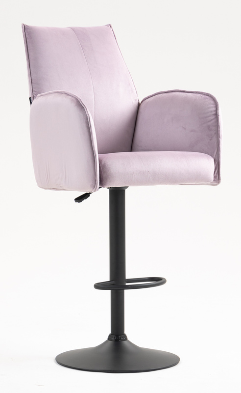 FOTEL HR280W WRZOSOWY WELUR CZARNA PODSTAWA