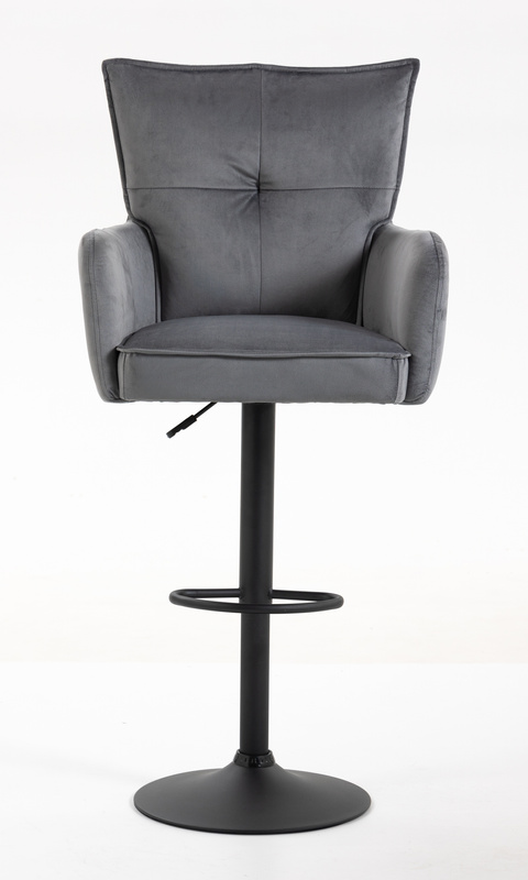 HOKER HR250W GRAFITOWY WELUR CZARNA PODSTAWA