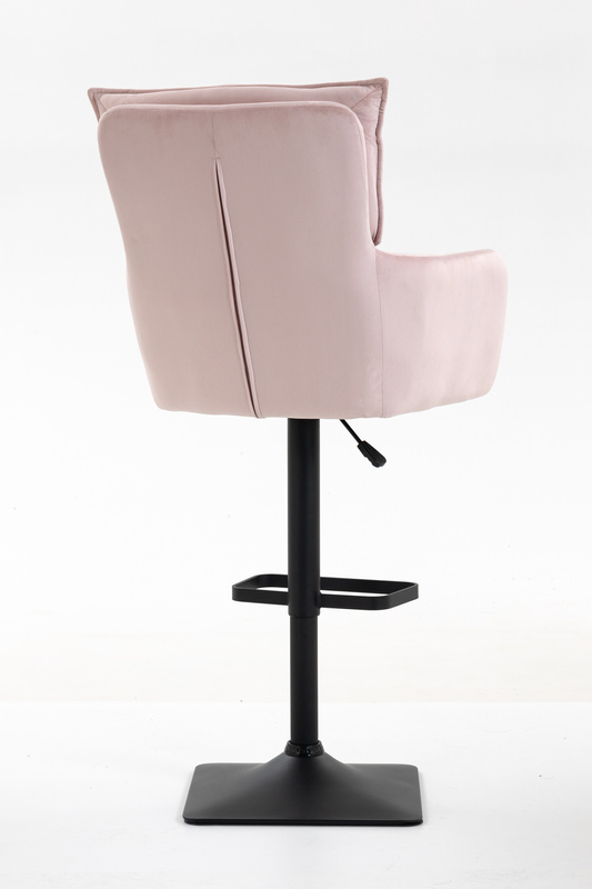 HOKER HR250KW PUDROWY RÓŻ WELUR CZARNA PODSTAWA