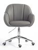 HOKER HR2055K SZARY CHROMOWANA PODSTAWA