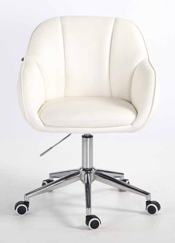 HOKER HR2055K BIAŁY CHROMOWANA PODSTAWA