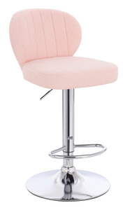 HOKER HR193W PUDROWY RÓŻ BARANEK CHROMOWANA PODSTAWA