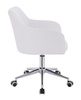 FOTEL HR190K BIAŁY CHROMOWANA PODSTAWA