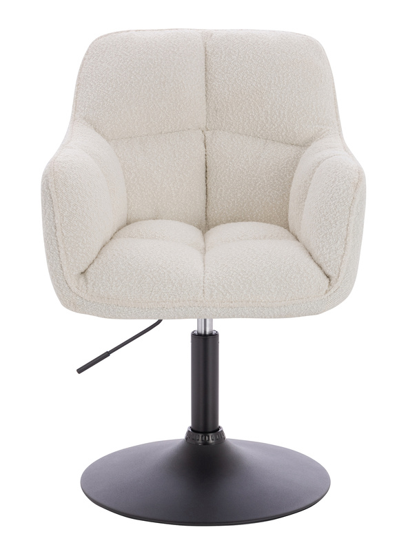 HOKER HR550N KREMOWY BARANEK CZARNA PODSTAWA