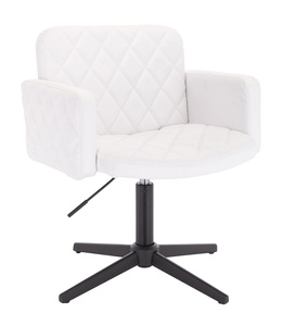 FOTEL HC802CROSS BIAŁY CZARNA PODSTAWA