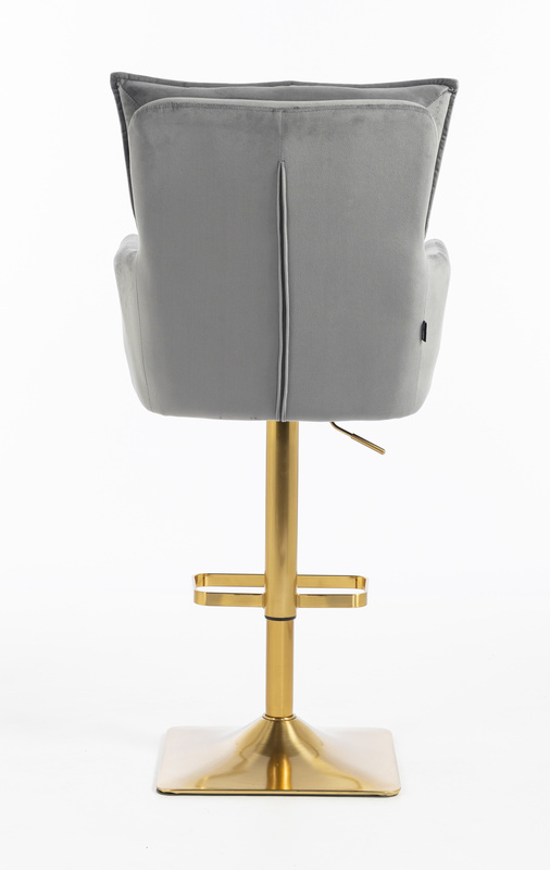 HOKER HR250KW GRAFITOWY WELUR  ZŁOTA PODSTAWA