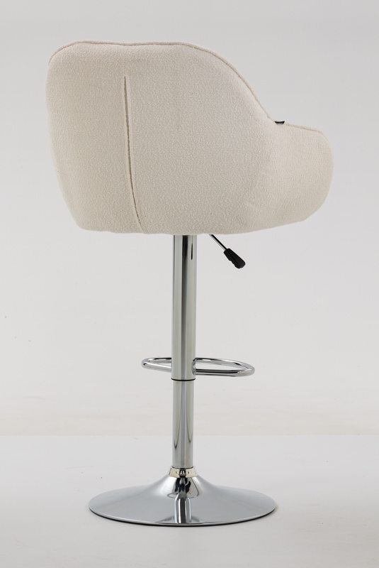 HOKER HR2055W KREMOWY BARANEK CHROMOWANA PODSTAWA