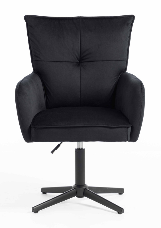 HOKER HR250CROSS CZARNY WELUR  CZARNA PODSTAWA