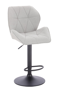 HOKER HR212W SZARY BARANEK CZARNA PODSTAWA