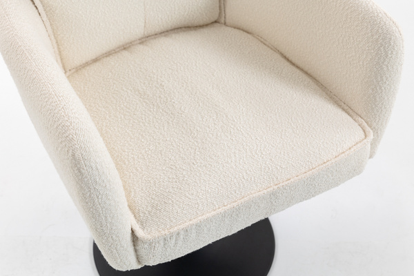 HOKER HR250N KREMOWY BARANEK CZARNA PODSTAWA