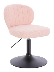 HOKER HR193N PUDROWY RÓŻ BARANEK CZARNA PODSTAWA