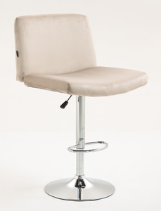 HOKER HR150W LATTE WELUR CHROMOWANA PODSTAWA