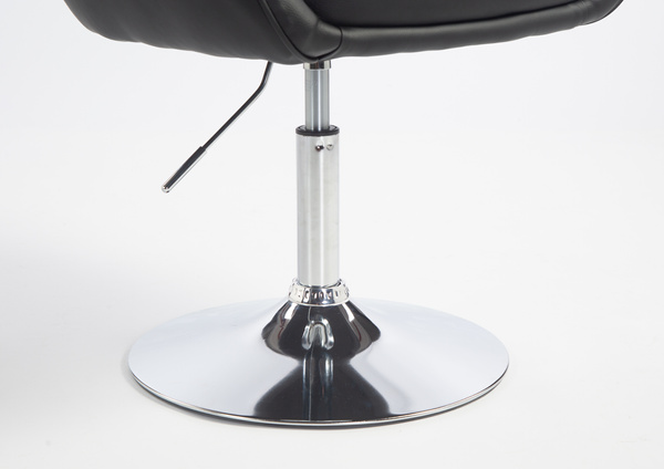 HOKER HR2055N CZARNY CHROMOWANA PODSTAWA