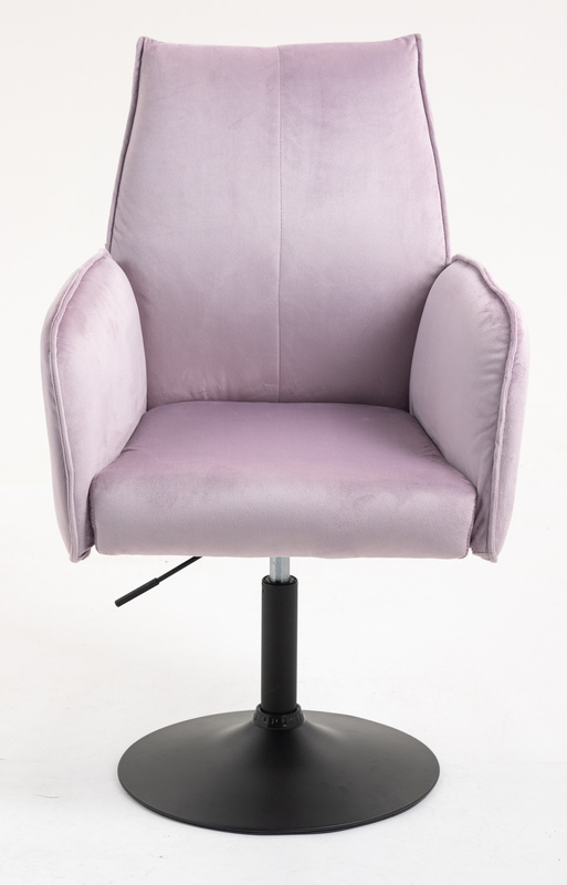 FOTEL HR280N WRZOSOWY WELUR CZARNA PODSTAWA