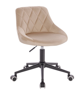 HOKER HR1054K LATTE WELUR CZARNA PODSTAWA