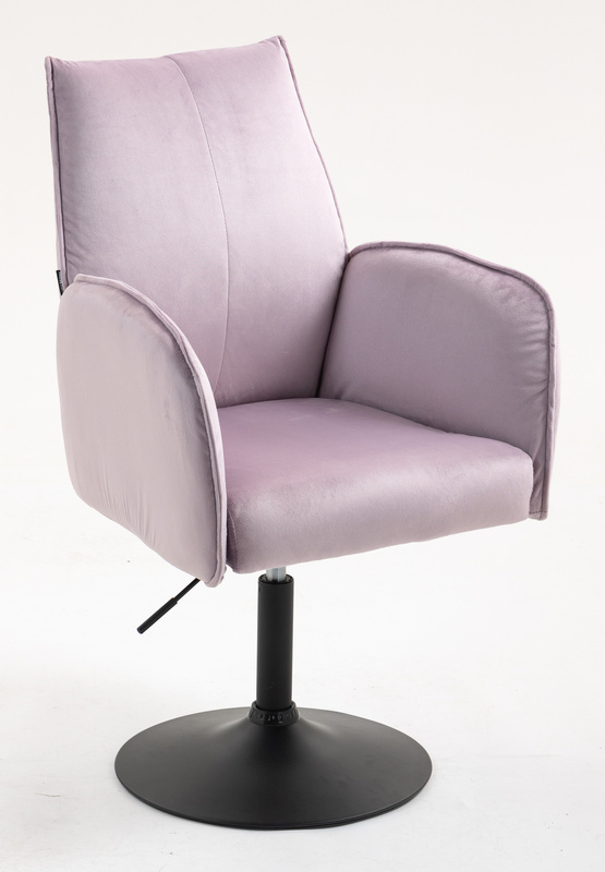 FOTEL HR280N WRZOSOWY WELUR CZARNA PODSTAWA