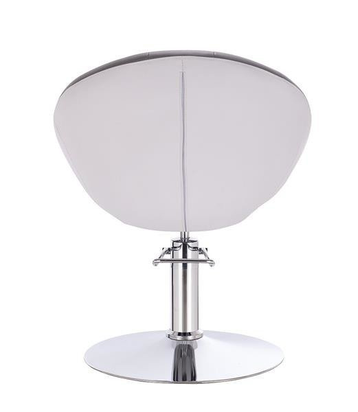 FOTEL HR8516H  SZARO-BIAŁY