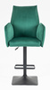 FOTEL HR280KW BUTELKOWA ZIELEŃ WELUR CZARNA PODSTAWA