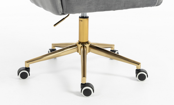 HOKER HR250K GRAFITOWY WELUR  ZŁOTA PODSTAWA