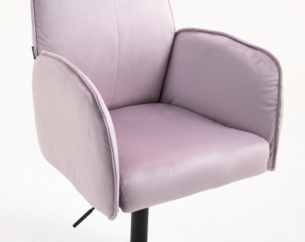 FOTEL HR280N WRZOSOWY WELUR CZARNA PODSTAWA