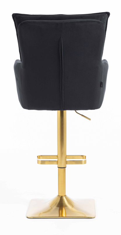 HOKER HR250KW CZARNY WELUR  ZŁOTA PODSTAWA