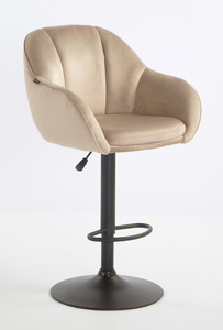 HOKER HR2055W LATTE WELUR CZARNA PODSTAWA