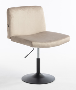 HOKER HR150N LATTE WELUR CZARNA PODSTAWA