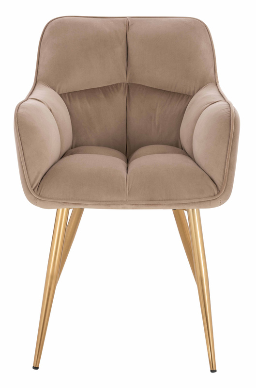 HOKER HR550 CZARNY WELUR ZŁOTE NOGI