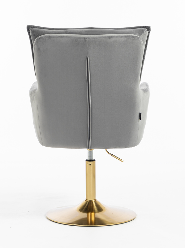 HOKER HR250N GRAFITOWY WELUR  ZŁOTA PODSTAWA